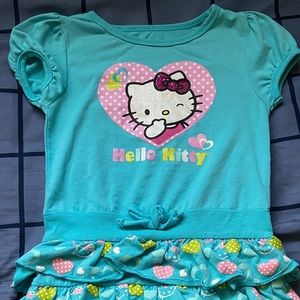 girl kids shirt hello kitty